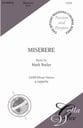 Miserere SATB choral sheet music cover